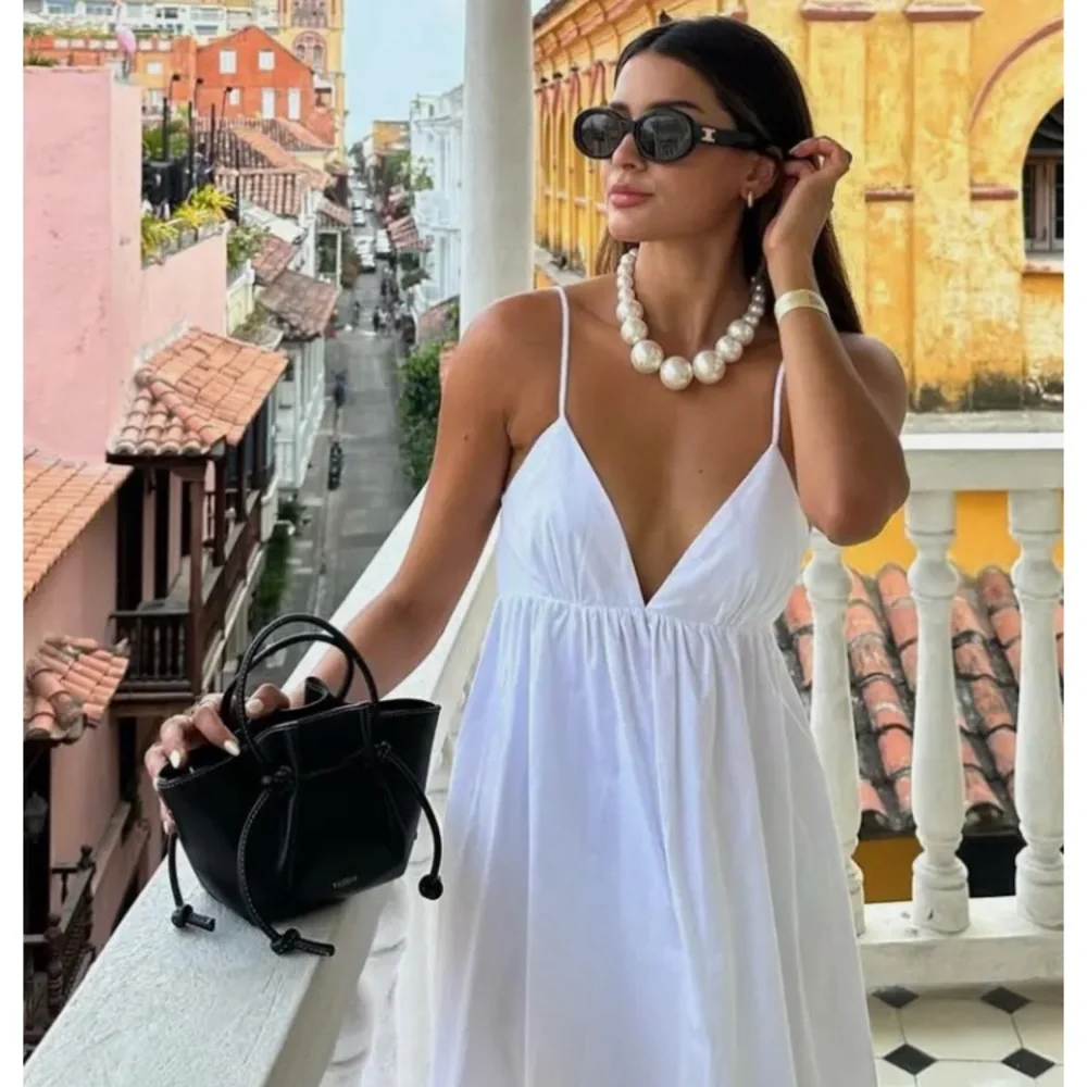 Zara Gabardine Dress - Picture 3 of 7